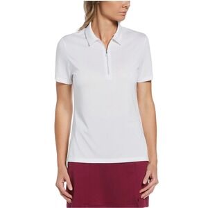 Callaway Opti-Dri Women's White Performance Golf Polo Shirt Large Ladies Premium